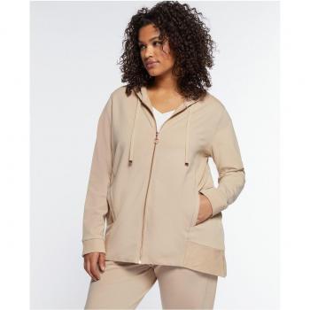 Sudadera con capucha y cremallera Fiorella Rubino