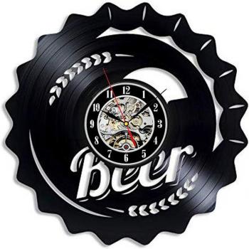 3D Beer Bottle Wall Clock