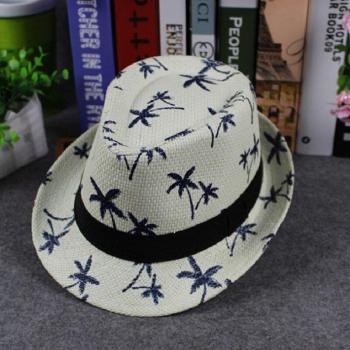 Sombrero Fedora Femenino Estampado de Arce