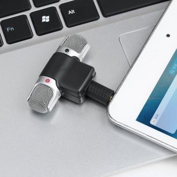 Mini Stereo Mic with 3.5mm Jack for PC and Notebook