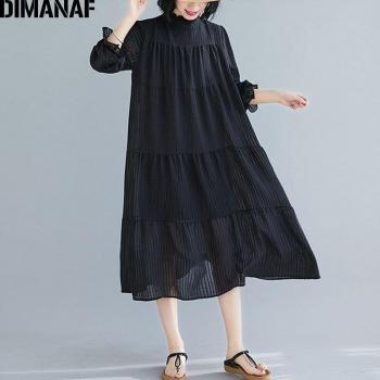 Vestido Suelto para Señora en Tallas Grandes