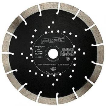 Disco diamantado 230 mm para amoladoras Wolfcraft