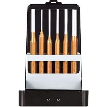 Gedore Pin Punch Set 3-10mm with Case, 6pcs