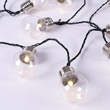 Warm White LED Globe String Lights