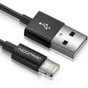 DeleyCON 2m Lightning 8 Pin auf USB Kabel