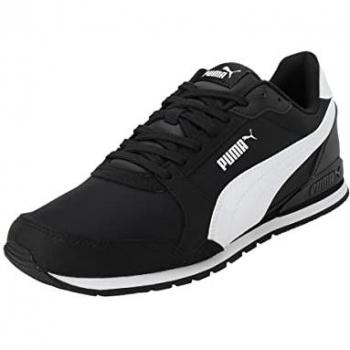 Sneaker PUMA ST RUNNER V3 NL Gr. 37, schwarz-weiß, Textil, Synthetik