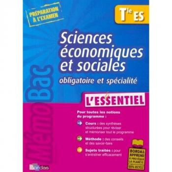 Sciences économiques et sociales Terminale ES