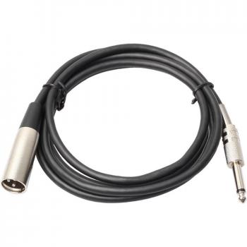 Cable de audio TRS a XLR macho 6,35mm 10 pies