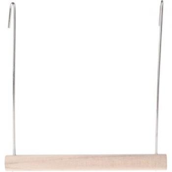 Columpio de Madera para Aves en Jaula