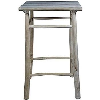 Tavolo in Teak BigBuy Home S0110458 – 110 x 70 x 70 cm, colorato e robusto