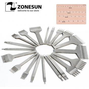 ZONESUN Leather Hole Punch Tool with 2.5mm Hole Size