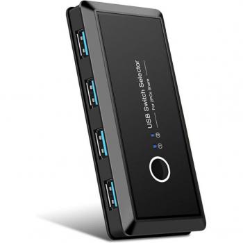 Splitter KVM USB 3.0 Dual Port + 4 USB + VGA