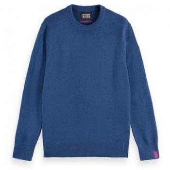 Maglione Comfort Blu M Scotch & Soda