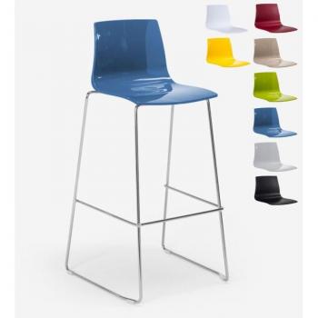 Sgabello Grand Soleil Bar Cucina 74 cm – Colore Blu, Design Imola