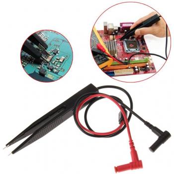 70cm Capacitor Resistance Test Clip Tweezer for Multimeter