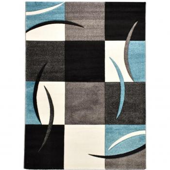 Tapis élégant DIAMOND COMMA Bleu 240x340 cm