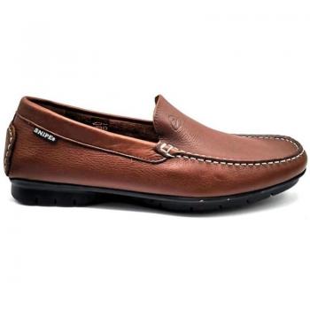 Cuero Líbano Mocasin Snipe para Hombre
