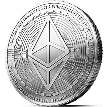 Capsula di Monete Ethereum Oro 24k