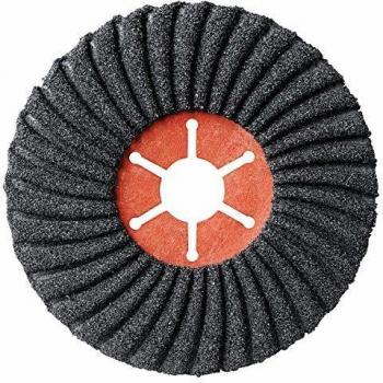Disque abrasif en carbure de silicium semi-flexible 125 mm de diamètre, 22 mm d'épaisseur, grain 24