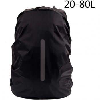Sicherheits-Rucksack-Regenüberzug für Nacht-Radfahren 25-75L