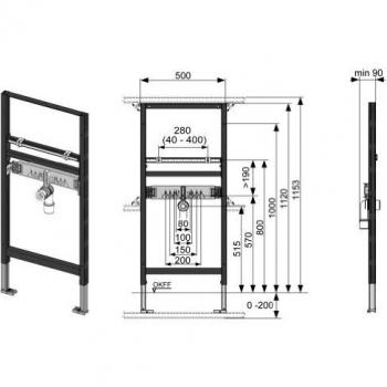 Teceprofil pour lavabo