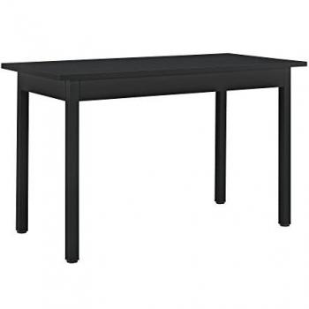 Table de salle à manger en MDF et acier noir