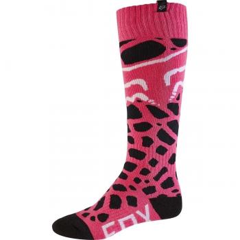 Calcetines Fox Mx Girls 2017 grav Negro/Rosa