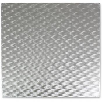 Square Cake Board 18 Silver, 11 mm Thick