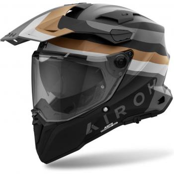 Casco Touring Airoh Commander 2 Doom Oro Opaco S