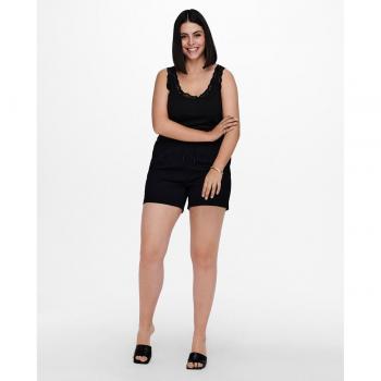 Pantaloni Neri Carmakoma Goldtrash Easy Piegati