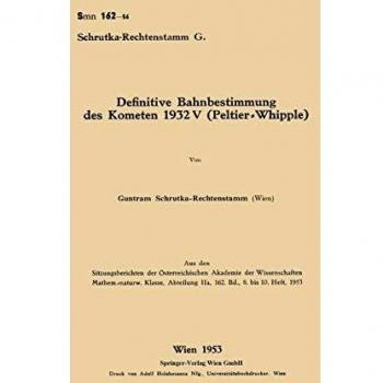 Definitive Bahnbestimmung des Kometen 1932V (Peltier-Whipple)