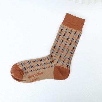 Brown Sweet Retro Women's Cotton Socks