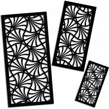 Parasol Signorbit 47×94 cm – Pannello PVC Traforato Nero