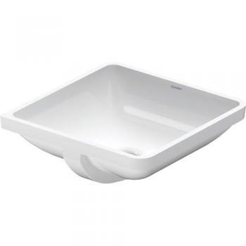 Duravit Lavabo STARCK 3 m ÜL 430x430 mm bianco