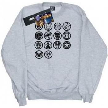 Marvel Ladies Avengers Infinity War Assemble Sweatshirt L Grey