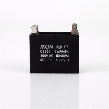 Condensateur de démarrage 6µF CBB61 pour moteur de ventilateur