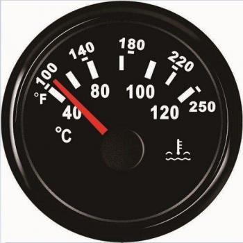 2 Waterproof Temperature Gauge 40-120 for Marine and Automotive 12V 24V
