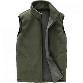 Veste Casual de Abrigo Zippado