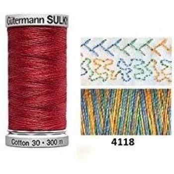 Gutermann 4118 Sulky Cotton Embroidery Thread
