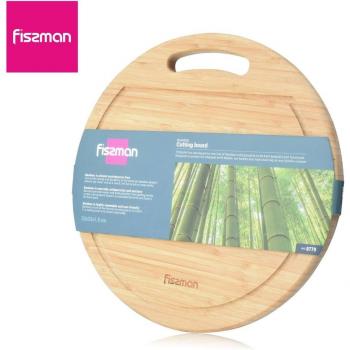 FISSMAN Bamboo Round Chopping Board