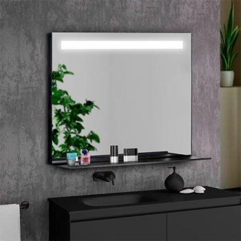 Sombra Urbana: Espejo Negro Santorini con Iluminación LED 4000K