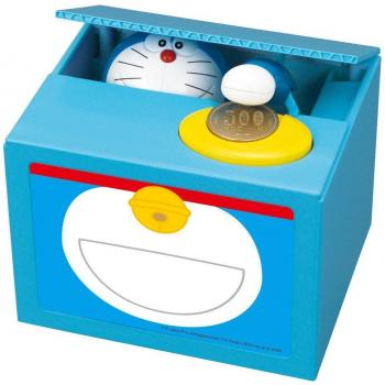 Doraemon Wallet‑Style Piggy Bank – 12.8 cm, Blue