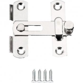 2Pcs Metal Pet Cage Gate Flip Latches