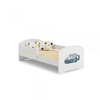 Lit enfant LUK 160x80 avec garde-corps police