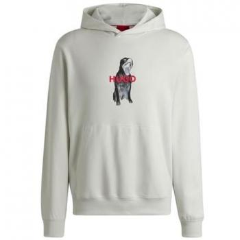 Hugo Écru Sweatshirt Dartchon