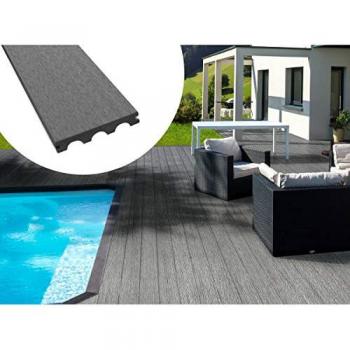Composite Terrasse Pleine Gris – Kit 10 m² Habitat et Jardin