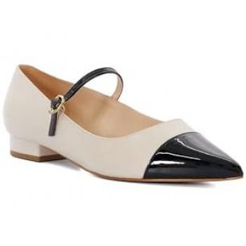 Dune London Ballerines Pointues Mary Jane Crème EU 40 (UK 7)