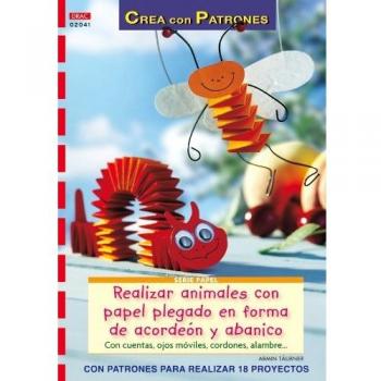 Serie Papel nº 41. REALIZAR ANIMALES CON PAPEL PLEGADO EN FORMA DE ACORDEÓN Y A
