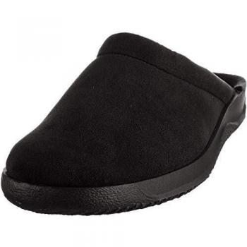 Rohde Herrenpantoffeln Modell 2773 – Schwarze Farbe – Fußbreite 90 mm