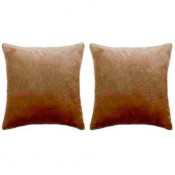 VidaXL 2 Cuscini Imbottiti 60x60 cm Velluto Bianco